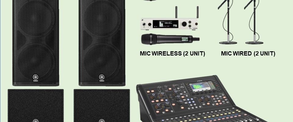 sewa sound system 4000 watt